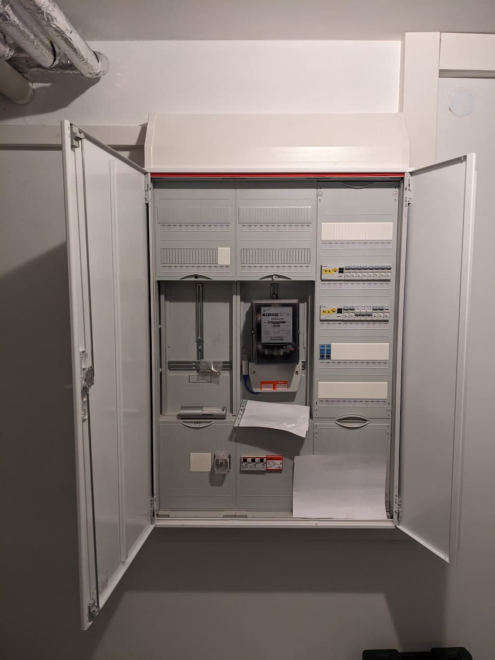 Ein Zählerschrank
