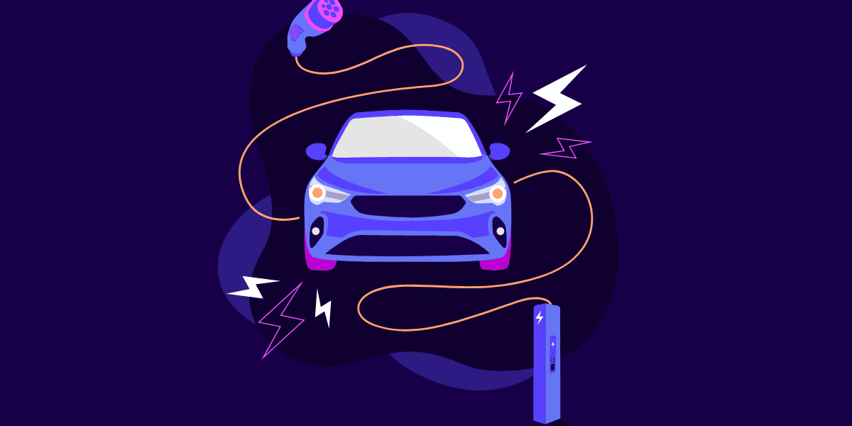 Elektroauto Grafik