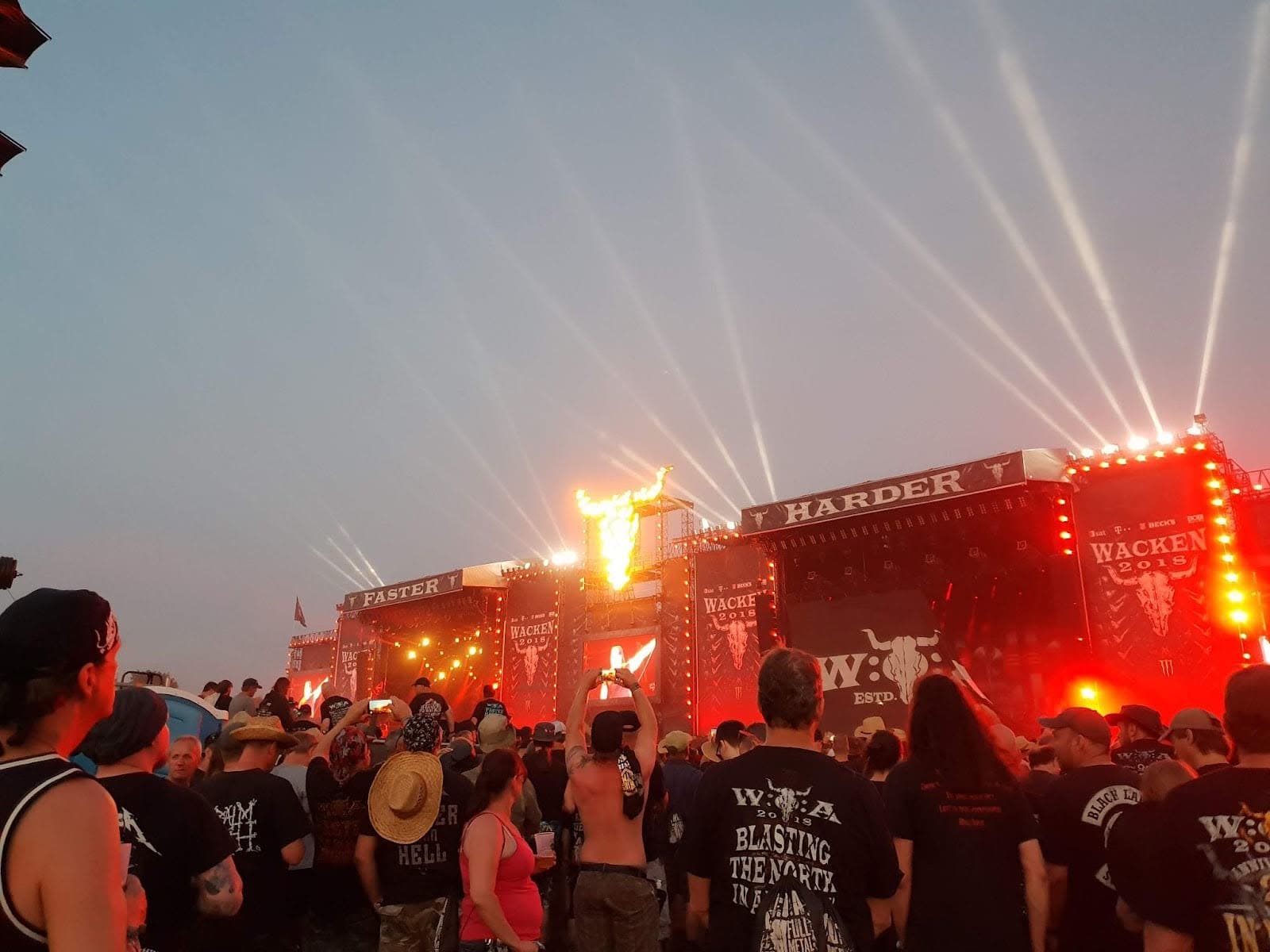 Festivalbesucher auf dem Wacken Festival