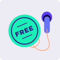 Schriftzug "Free" mit einem Wallbox Stecker