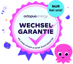 Octopus Energy Wechselgarantie - nie ohne Strom und keine Zusatzkosten beim Wechsel